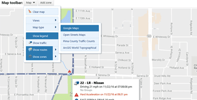 Go Mapping Dashboard